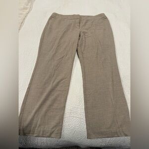 Worthington beige oatmeal modern fit trouser dress pants 16S 16 short
